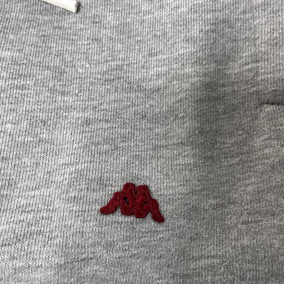 Robe di Kappa French Terry Fleece Sweatpants Omini Logo Light Grey Men's Medium - Picture 5 of 13